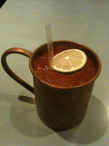 Moscow Mule in Copper Mug