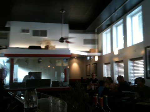 Inside ZZ's Pizza