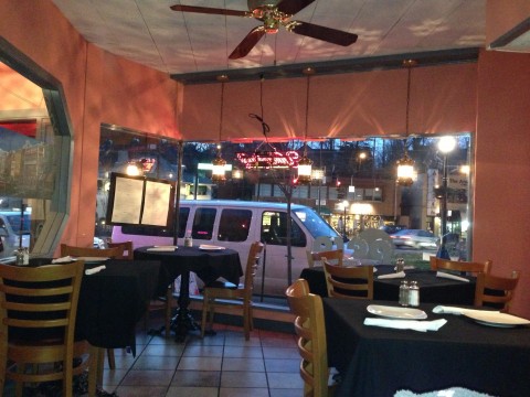 Just a small portion of the dining area.