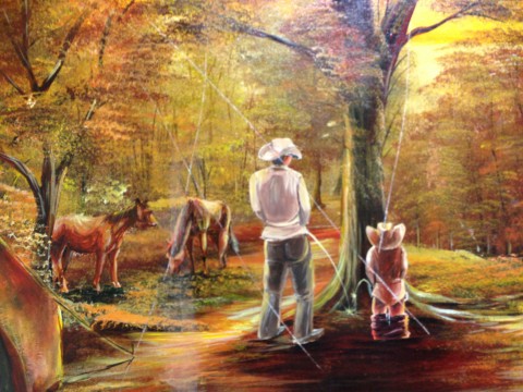 Bathroom Mural