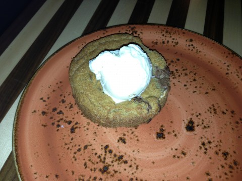 S'more Cookie With Marshmallow Gelato