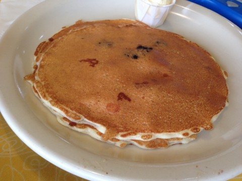 Blueberry Wispy Thin Pancakes