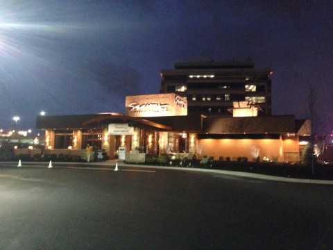 Outside