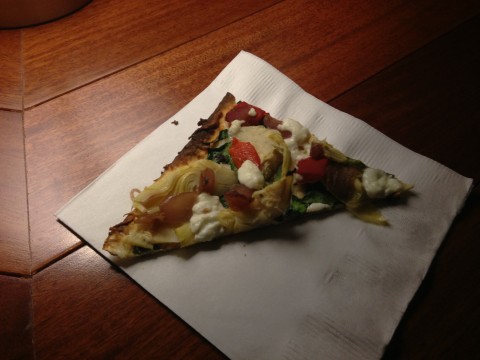 Artichoke & Goat Cheese Flatbread