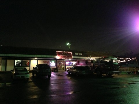 Outside