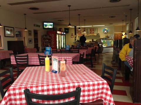 Inside
