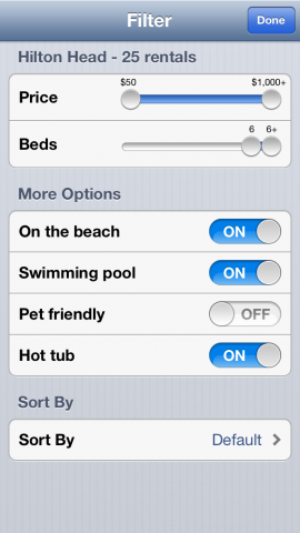 Search Filters