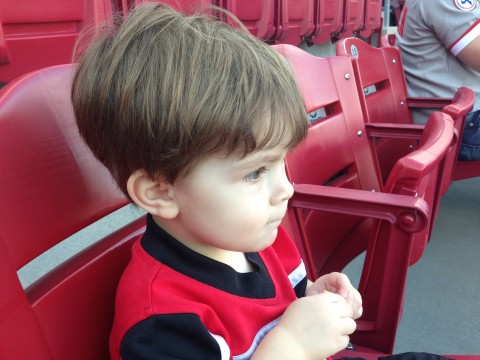 Trey Enjoying The Game