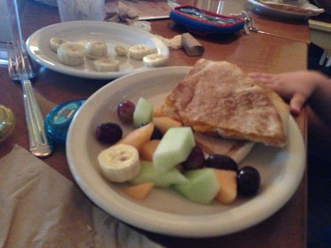 Grilled Cheddar Cheese Pita