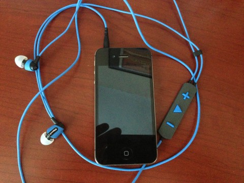 Bright Blue Headphones