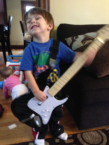 Trey On Guitar
