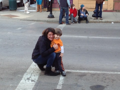 Waiting for the Parade