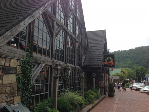 Outside