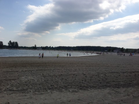 Inland Lake Swimming Beach