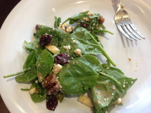 Enlightened Spinach Salad