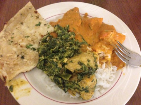 Saag and Tikka Masala