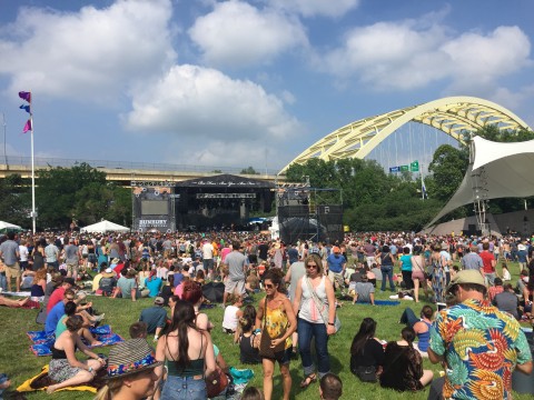 The Devil Makes Three  on Sawyer Point Stage