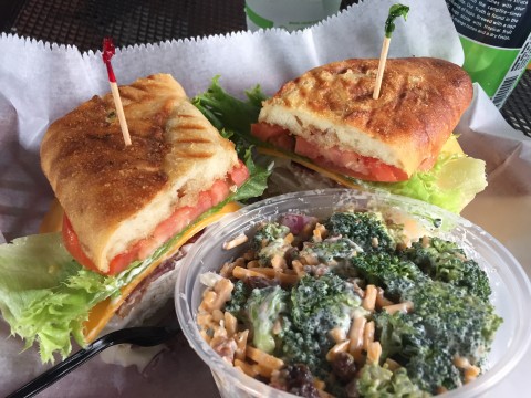 Cobb Club and Broccoli Salad