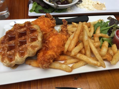 Waffles and Chicken