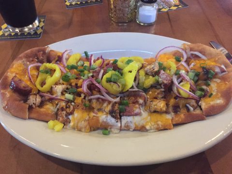 Blackened Chicken Flatbread