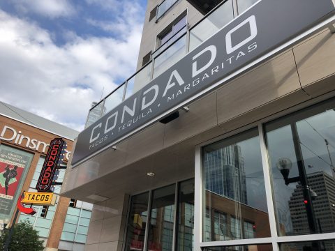 Outside